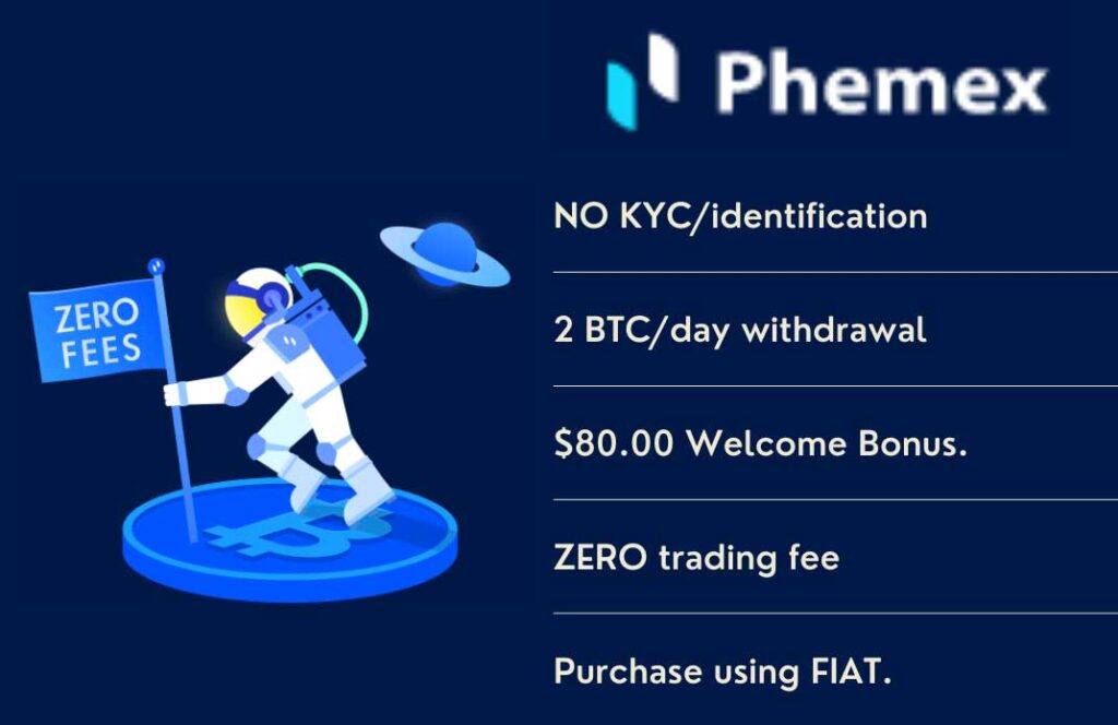 buying crypto on phemex