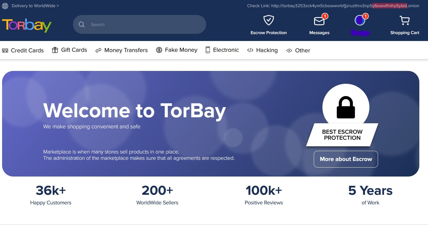 TorBay User Interface